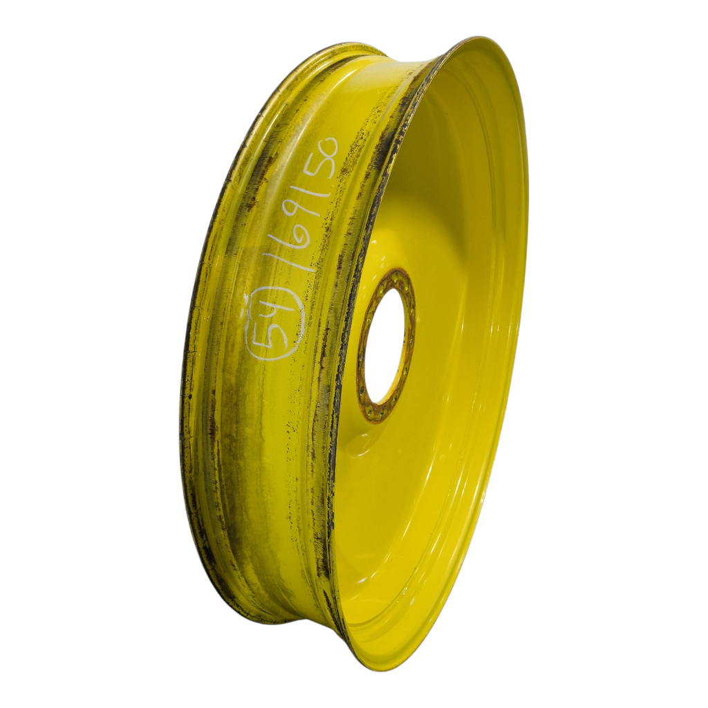 10"W x 54"D, John Deere Yellow 12-Hole Bubble Disc , 1.88" Offset
