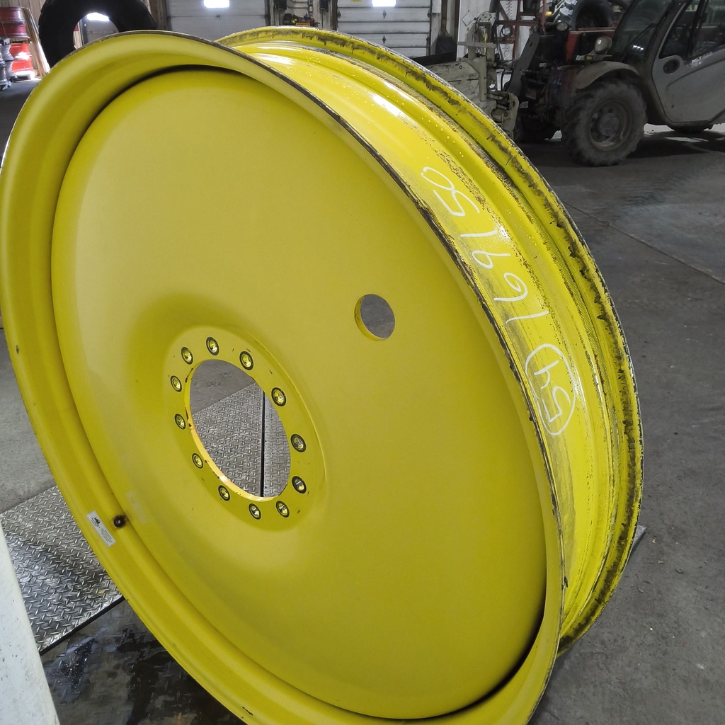 10"W x 54"D, John Deere Yellow 12-Hole Bubble Disc , 1.88" Offset