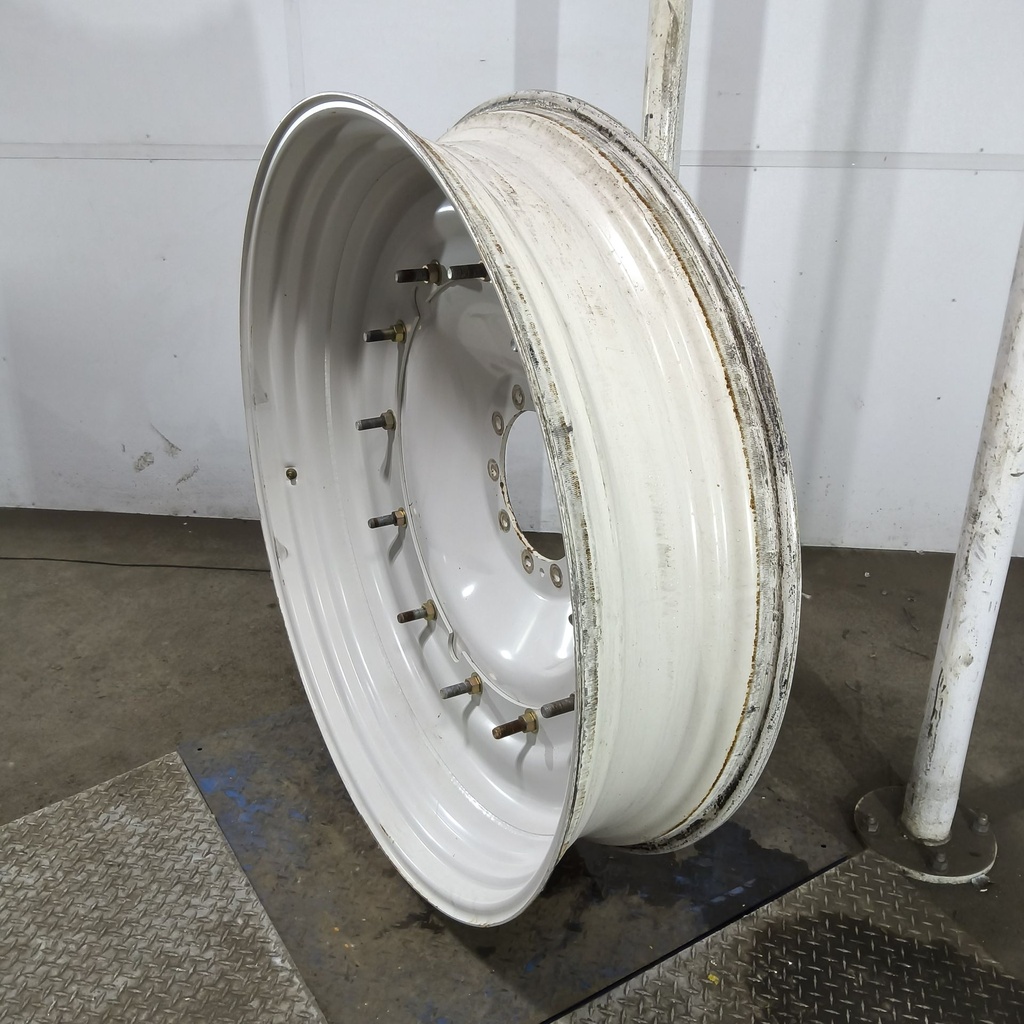 12"W x 50"D, Ford / New Holland White 12-Hole Stub Disc , -3.06" Offset