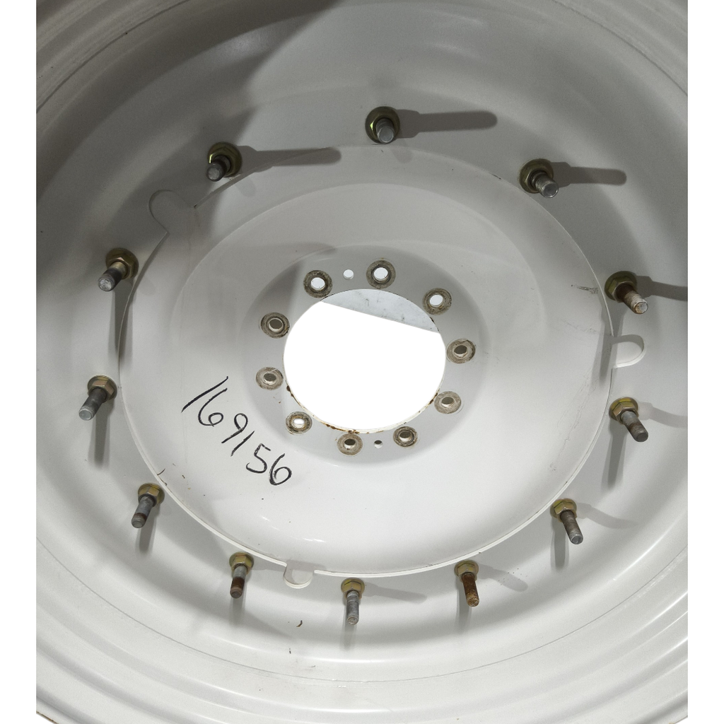10-Hole Stub Disc Center for 38"-54" Rim, Ford / New Holland White