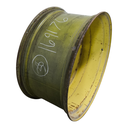 18"W x 38"D, John Deere Yellow 12-Hole Stub Disc , -3.38" Offset