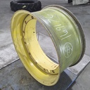 18"W x 38"D, John Deere Yellow 12-Hole Stub Disc , -3.38" Offset