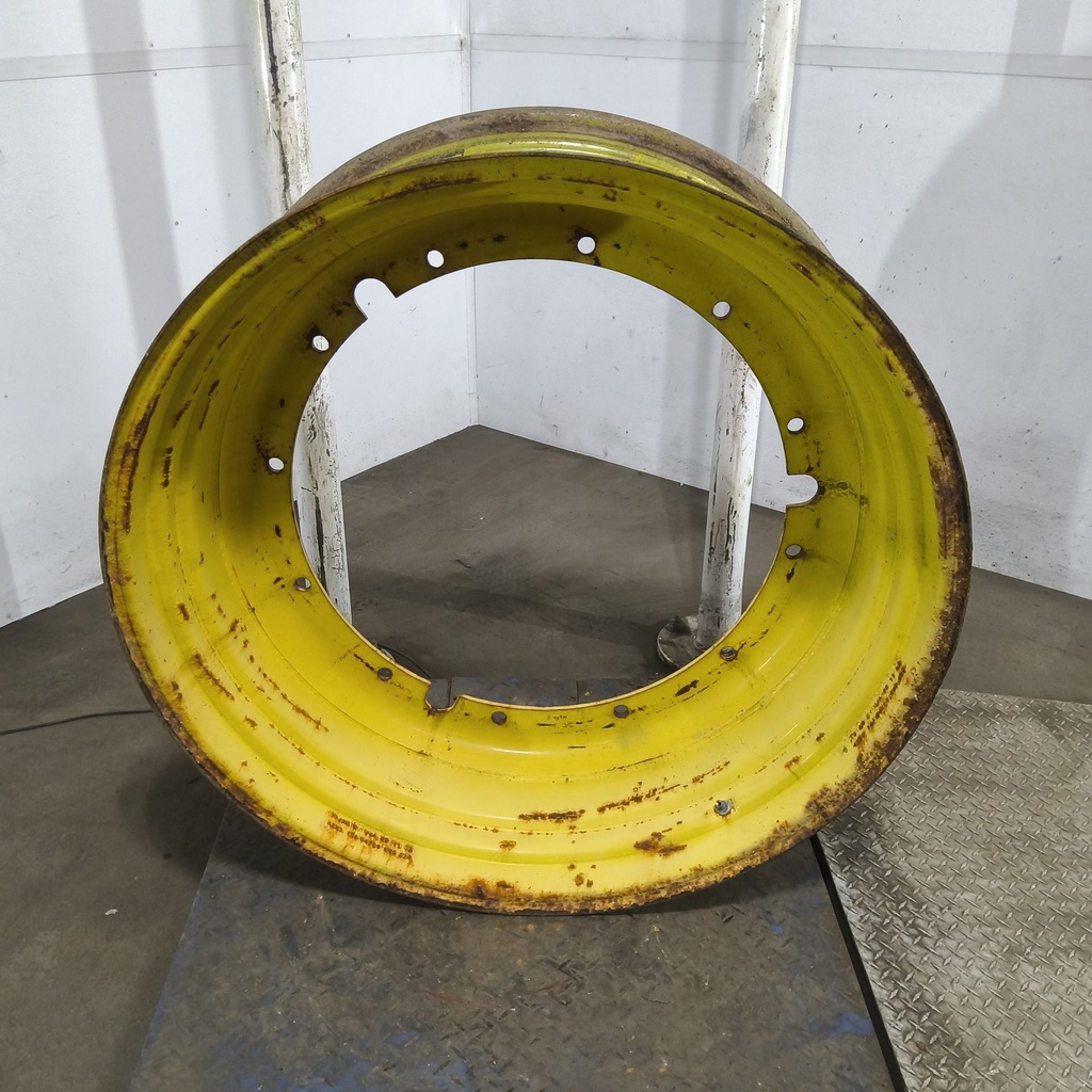 16"W x 42"D, John Deere Yellow 12-Hole Stub Disc , -3" Offset