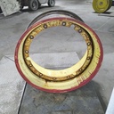 18"W x 38"D, John Deere Yellow 12-Hole Stub Disc , -3.19" Offset