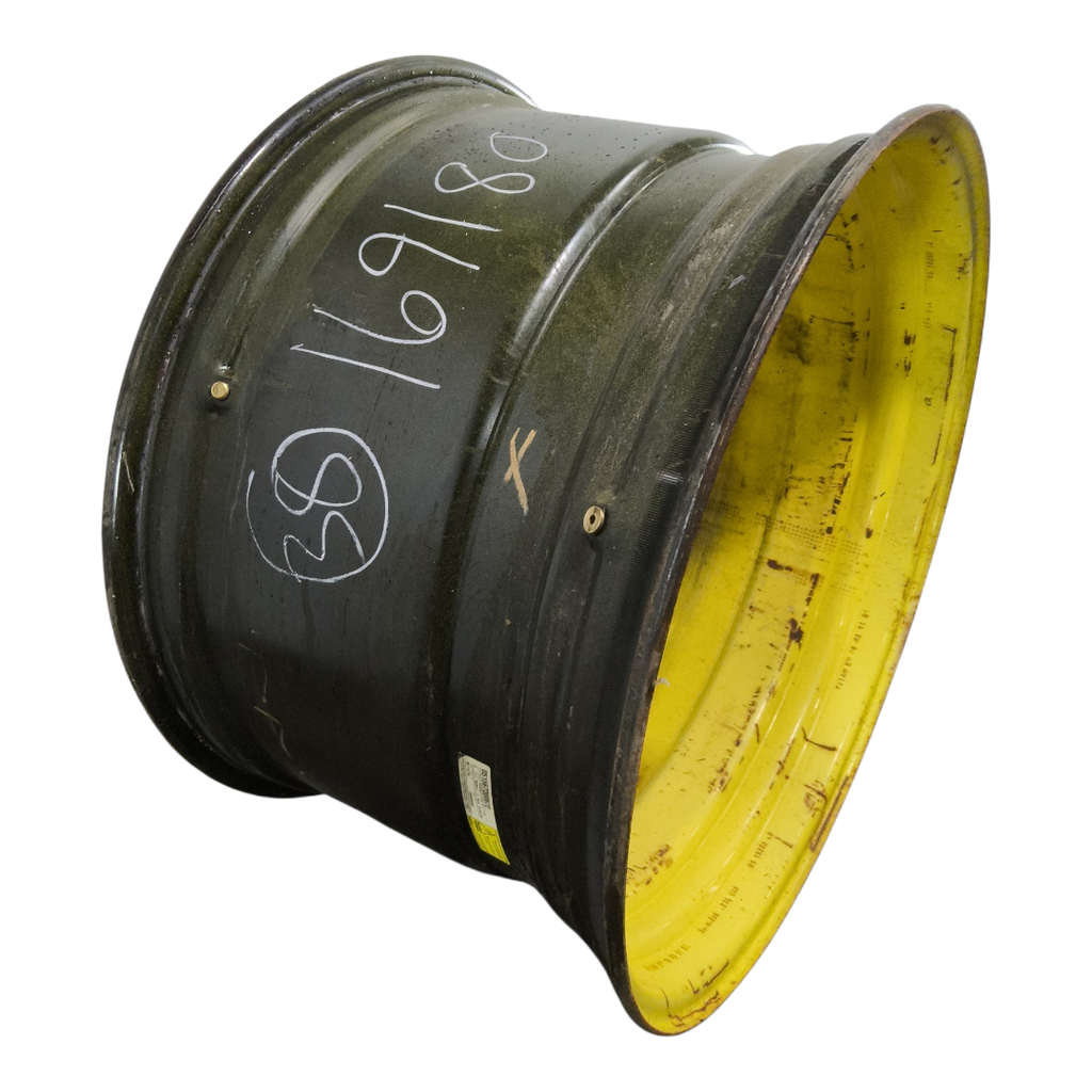 23"W x 38"D, John Deere Yellow 12-Hole Stub Disc , -3.44" Offset