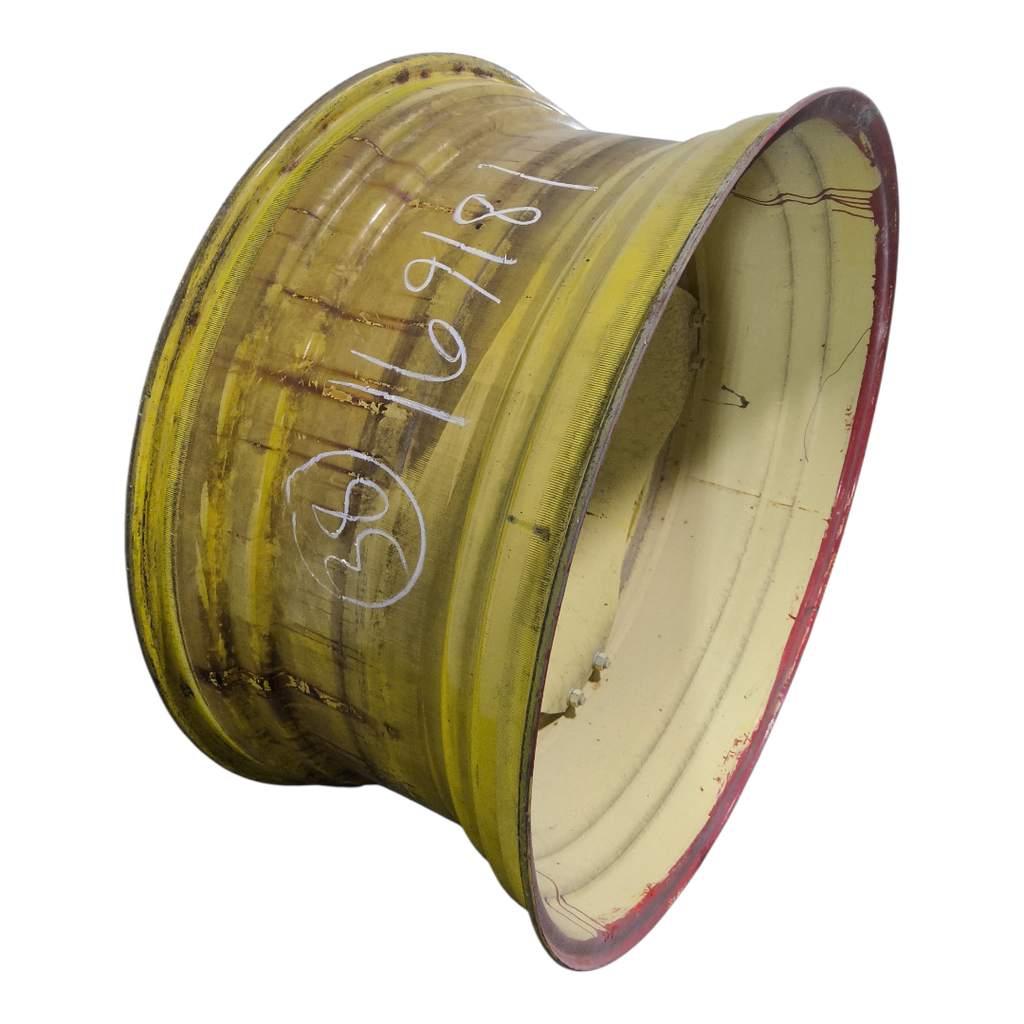 18"W x 38"D, John Deere Yellow 8-Hole Stub Disc (groups of 2 bolts) , 1.75" Offset