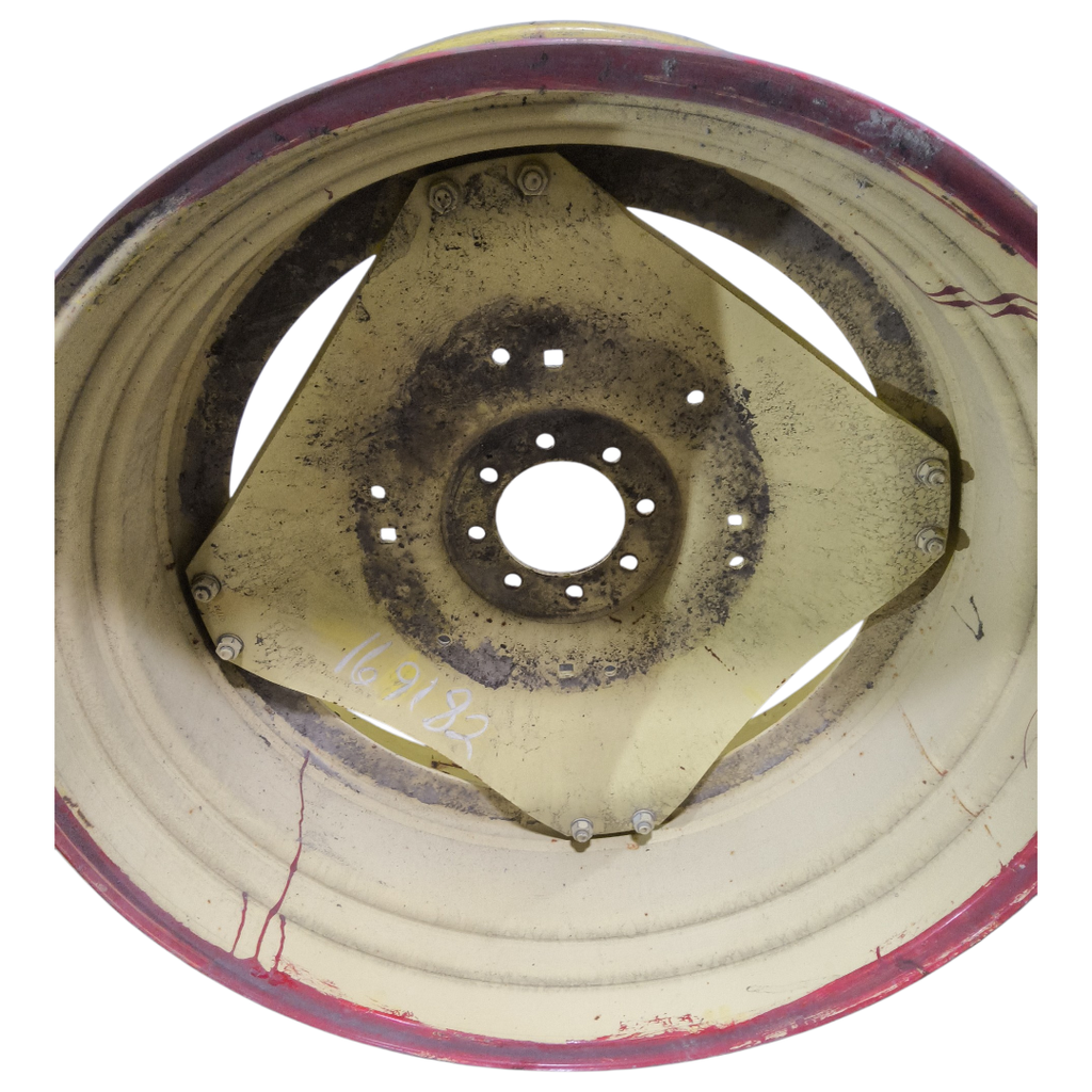 8-Hole Stub Disc (groups of 2 bolts) Center for 38"-54" Rim, John Deere Yellow