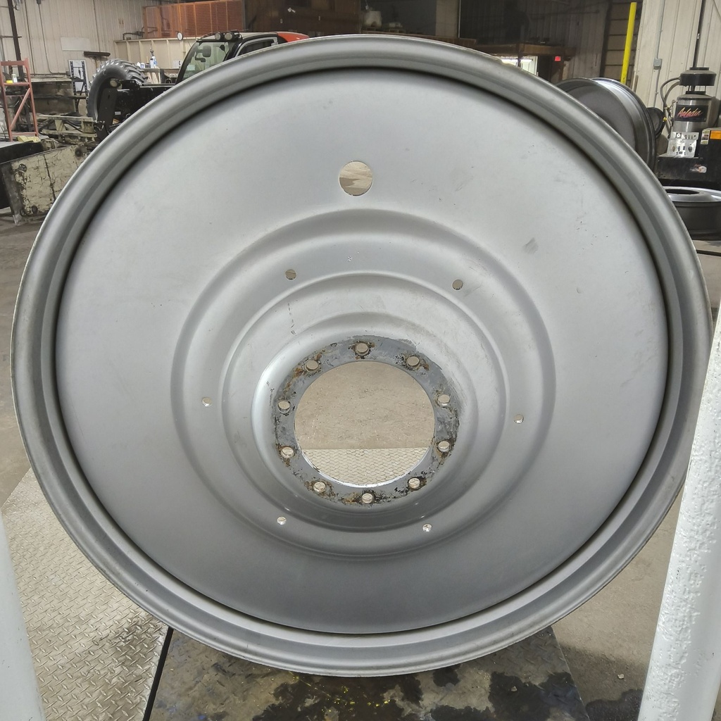 12"W x 54"D, Case IH Silver Mist 10-Hole Formed Plate , -9" Offset