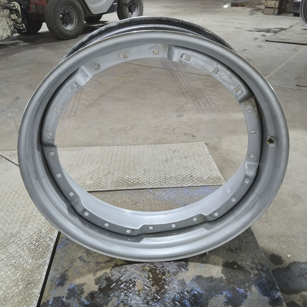 12"W x 38"D, Case IH Silver Mist 12-Hole Waffle Wheel (Groups of 3 bolts)