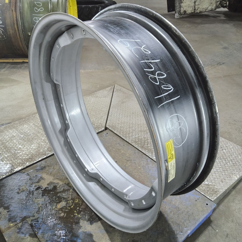 12"W x 38"D, Case IH Silver Mist 12-Hole Waffle Wheel (Groups of 3 bolts)