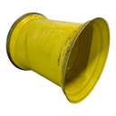 50"W x 46"D, John Deere Yellow 10-Hole Formed Plate , -0.75" Offset