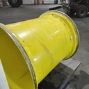 50"W x 46"D, John Deere Yellow 10-Hole Formed Plate , -0.75" Offset