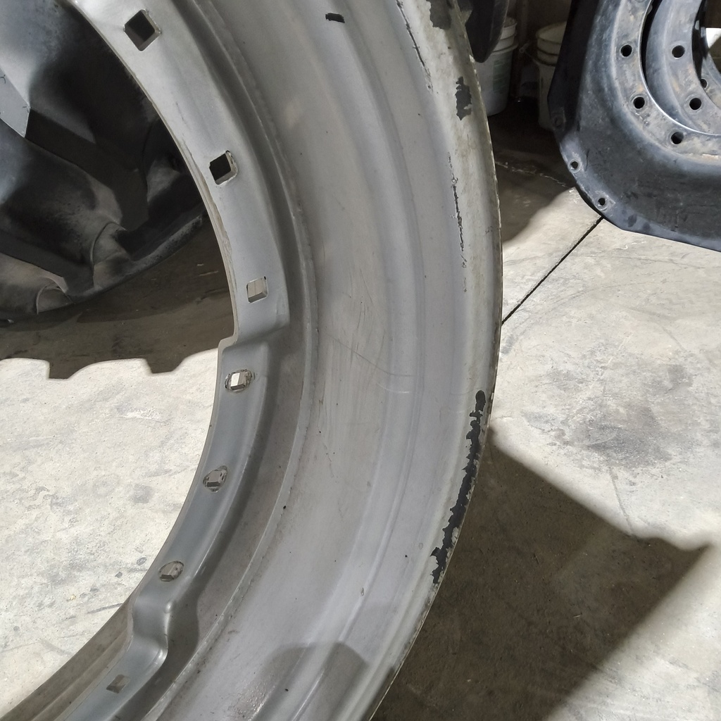 12"W x 38"D, Case IH Silver Mist 12-Hole Waffle Wheel (Groups of 3 bolts) 38x12 waffle wheels & centers