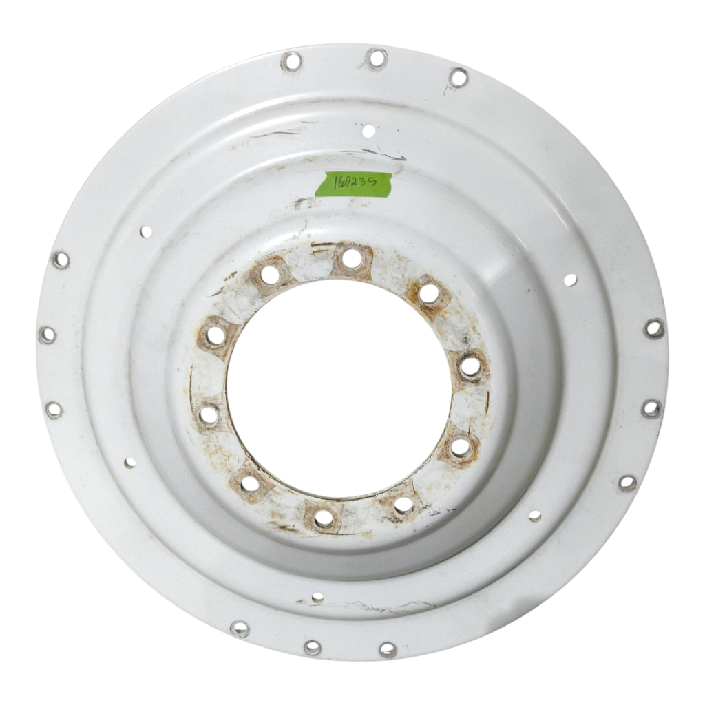 10-Hole Waffle Disc (Groups of 3 Bolts) Center for 38"-54" Rim, Ford / New Holland White