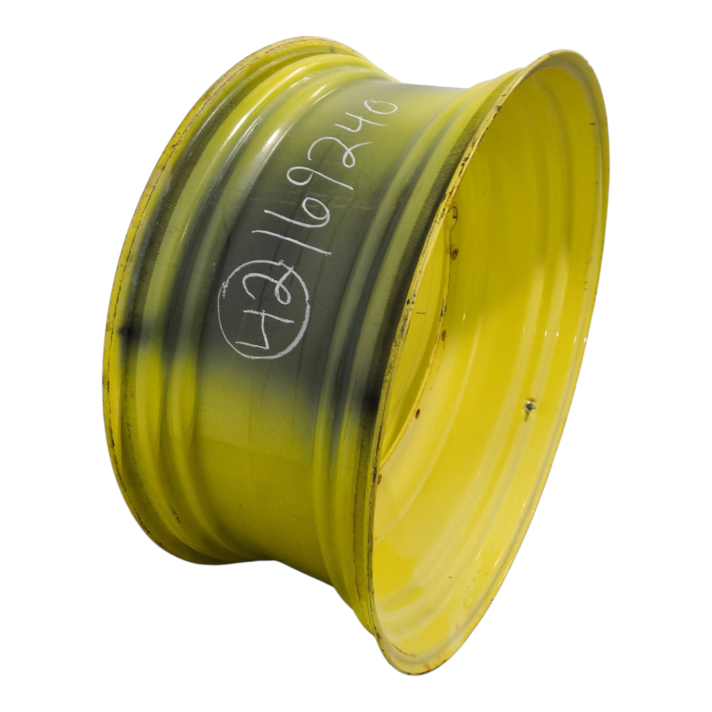 18"W x 42"D, John Deere Yellow 12-Hole Stub Disc , -3.25" Offset