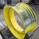 18"W x 42"D, John Deere Yellow 12-Hole Stub Disc , -3.25" Offset