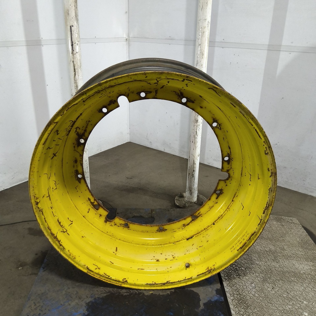 18"W x 42"D, John Deere Yellow 12-Hole Stub Disc , -3.12" Offset