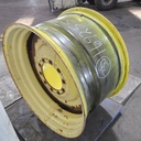 23"W x 38"D, John Deere Yellow 10-Hole Formed Plate , -5.88" Offset