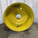 12"W x 54"D, John Deere Yellow 10-Hole Formed Plate , -9.25" Offset
