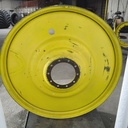 12"W x 54"D, John Deere Yellow 10-Hole Formed Plate , -9.25" Offset