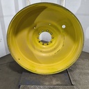 12"W x 54"D, John Deere Yellow 10-Hole Formed Plate , -9.25" Offset
