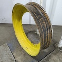 10"W x 42"D, John Deere Yellow 12-Hole Stub Disc , 1.5" Offset