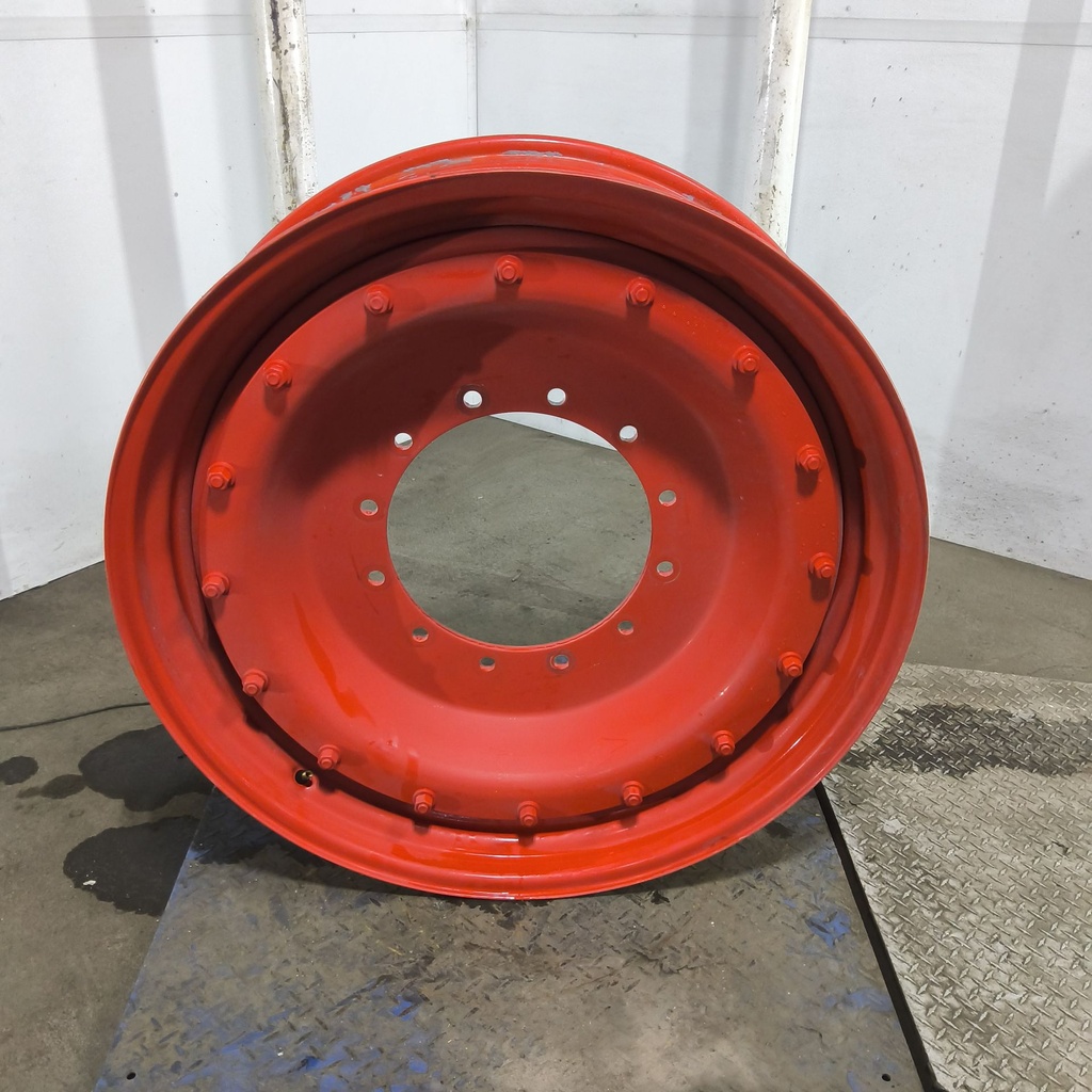 11"W x 38"D, Fendt/Agco Red 16-Hole Stub Disc , 2.31" Offset
