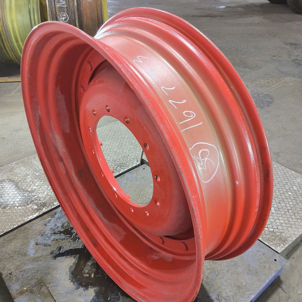 11"W x 38"D, Fendt/Agco Red 16-Hole Stub Disc , 2.31" Offset