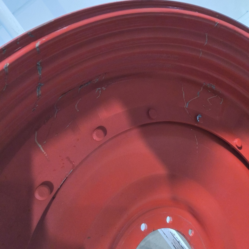 11"W x 54"D, Fendt/Agco Red 16-Hole Stub Disc , 2.25" Offset