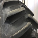 480/80R42 Firestone Radial Deep Tread 23 R-1W on John Deere Yellow 10-Hole Formed Plate W/Weight Holes 75%