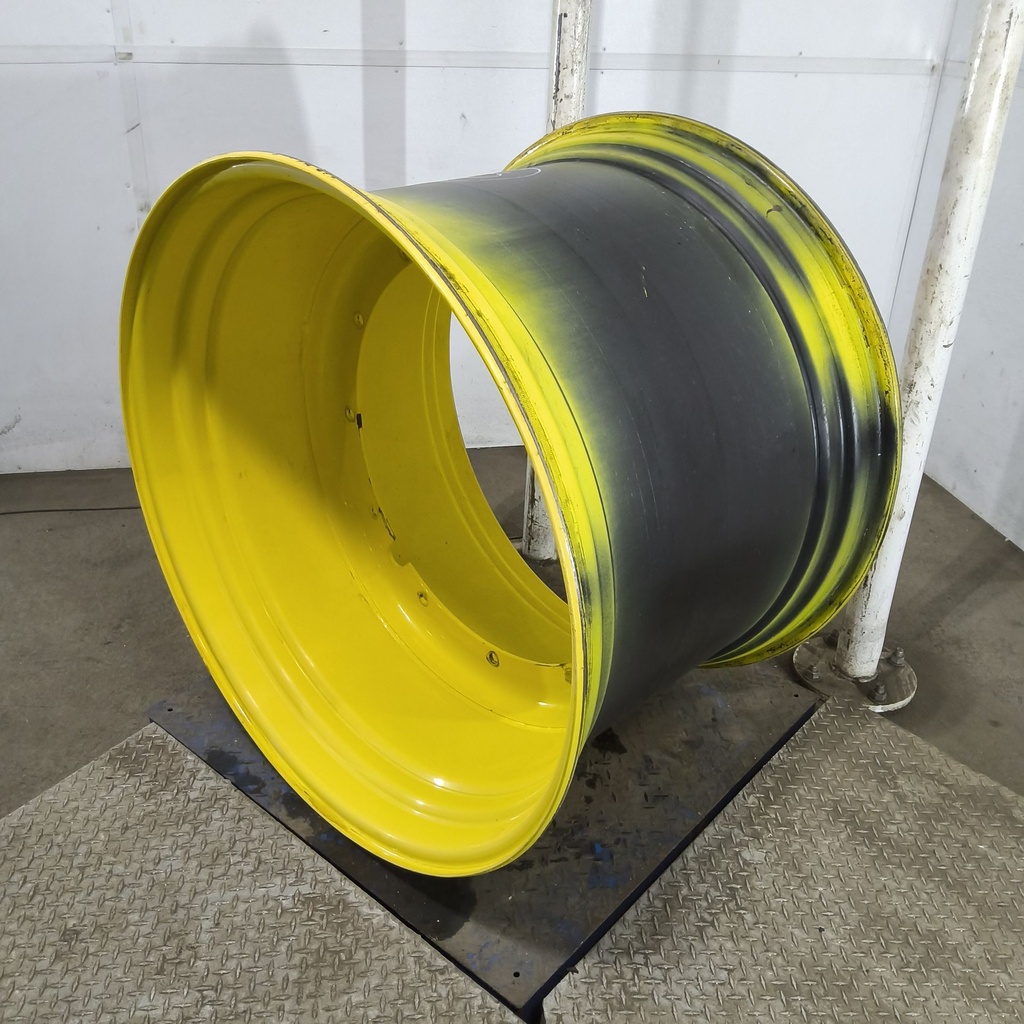 30"W x 42"D, John Deere Yellow 12-Hole Stub Disc , -0.45" Offset