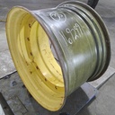 23"W x 38"D, John Deere Yellow 12-Hole Stub Disc , -3.44" Offset