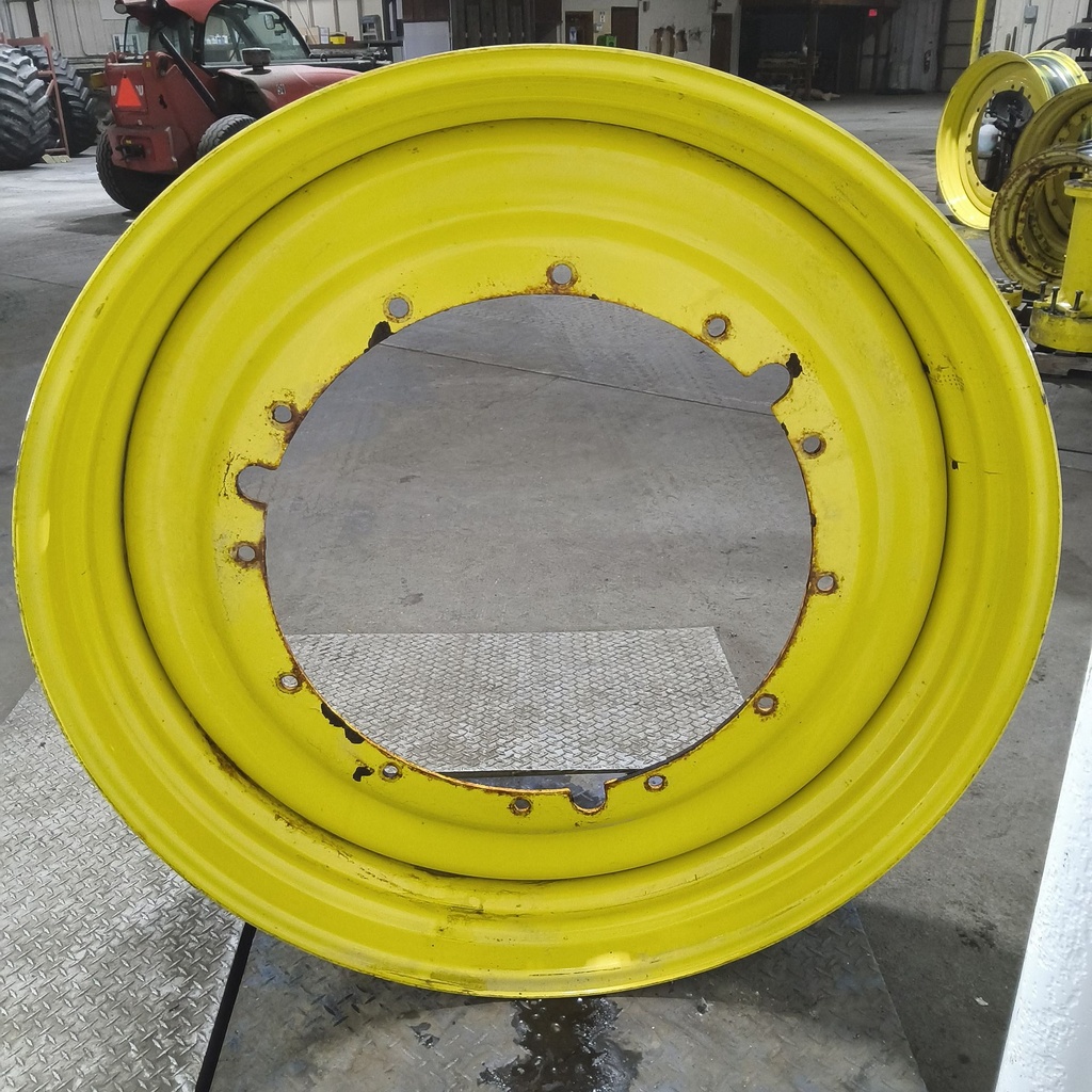 15"W x 50"D, John Deere Yellow 12-Hole Stub Disc , -3.12" Offset