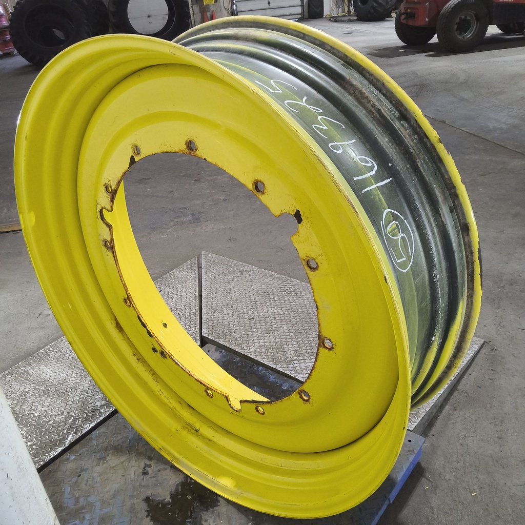 15"W x 50"D, John Deere Yellow 12-Hole Stub Disc , -3.12" Offset