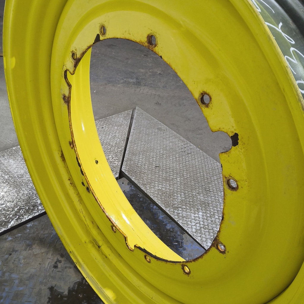 15"W x 50"D, John Deere Yellow 12-Hole Stub Disc , -3.12" Offset