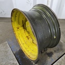 15"W x 30"D, John Deere Yellow 8-Hole Waffle Wheel (Groups of 2 Bolts)