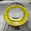 15"W x 30"D, John Deere Yellow 8-Hole Waffle Wheel (Groups of 2 Bolts)