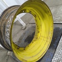 15"W x 30"D, John Deere Yellow 8-Hole Waffle Wheel (Groups of 2 Bolts)