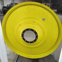 12"W x 54"D, John Deere Yellow 10-Hole Formed Plate , -9.25" Offset