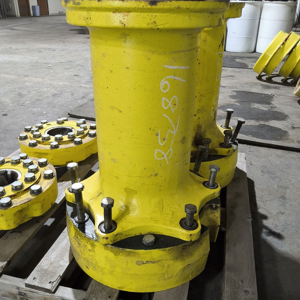 12 to 10-Hole 28"L FWD Spacer(2-PC OE Style), John Deere Yellow