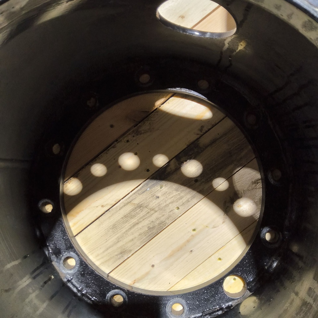 12 to 12-Hole 15.5"L FWD Spacer, Black