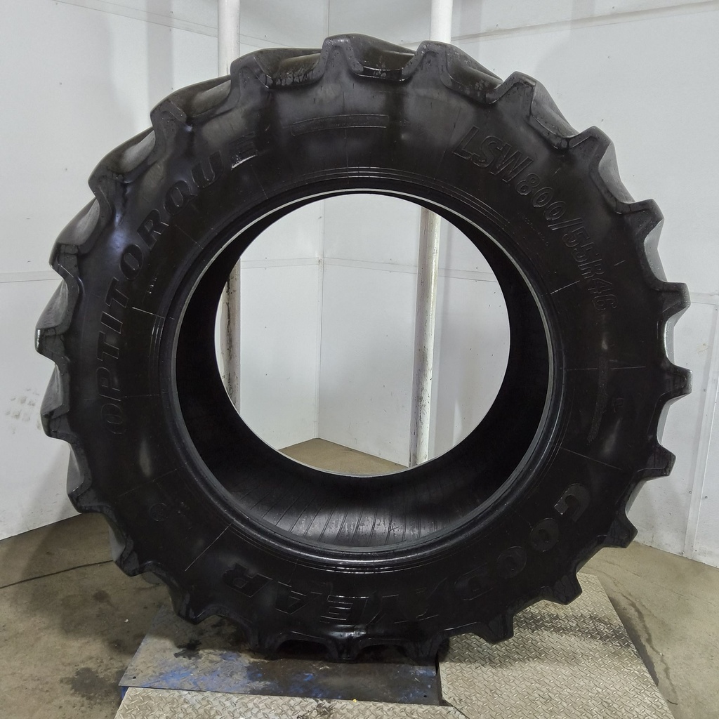LSW800/55R46 Goodyear Farm OptiTorque R-1 190D 80%