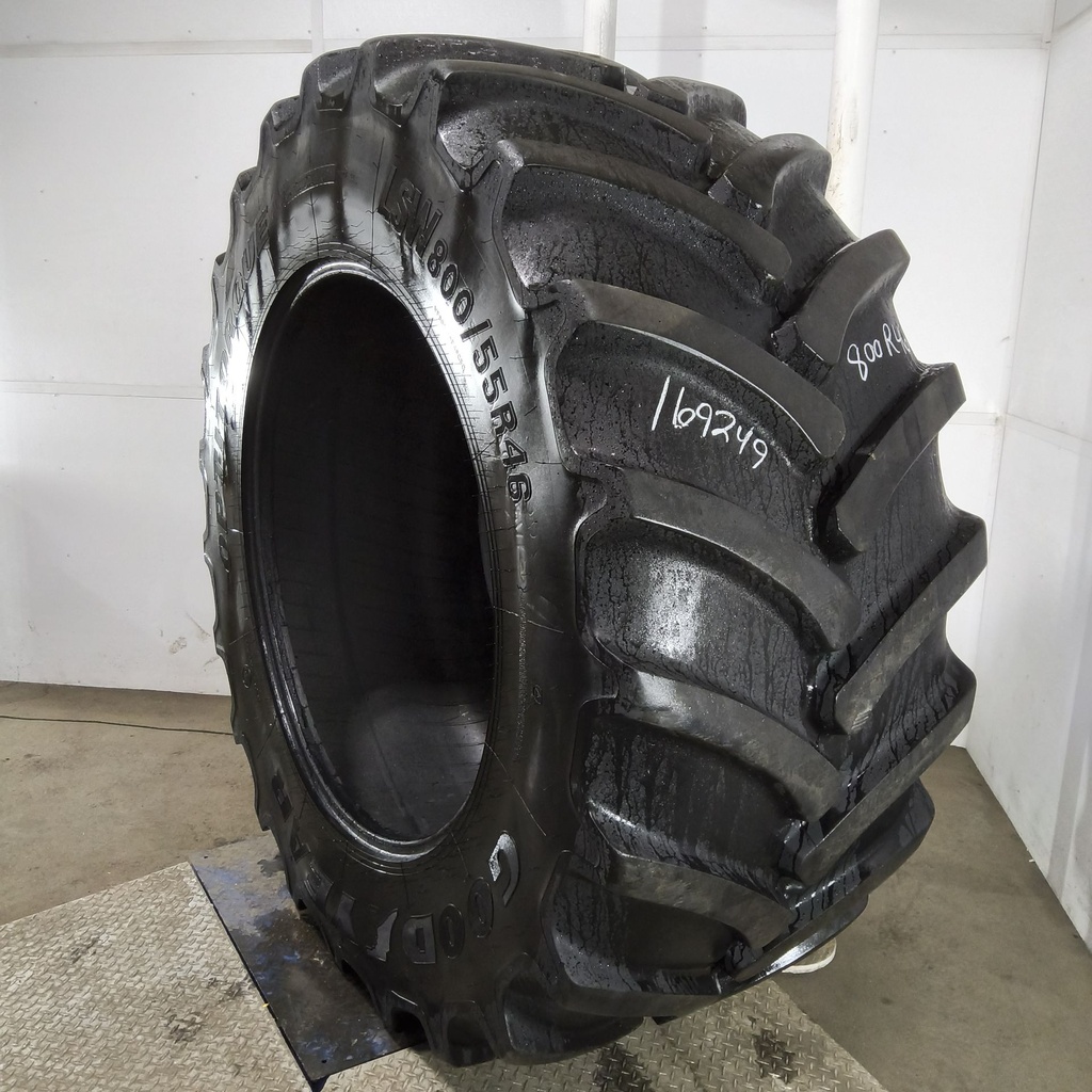LSW800/55R46 Goodyear Farm OptiTorque R-1 190D 80%