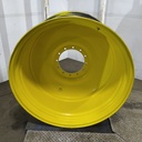 28"W x 46"D, John Deere Yellow 12-Hole Formed Plate Sprayer , -7.38" Offset