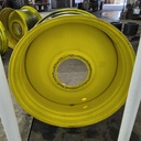 28"W x 46"D, John Deere Yellow 12-Hole Formed Plate Sprayer , -7.38" Offset