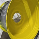 28"W x 46"D, John Deere Yellow 12-Hole Formed Plate Sprayer , -7.38" Offset