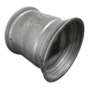 30"W x 32"D, Case IH Silver Mist 10-Hole Formed Plate , -0.25" Offset