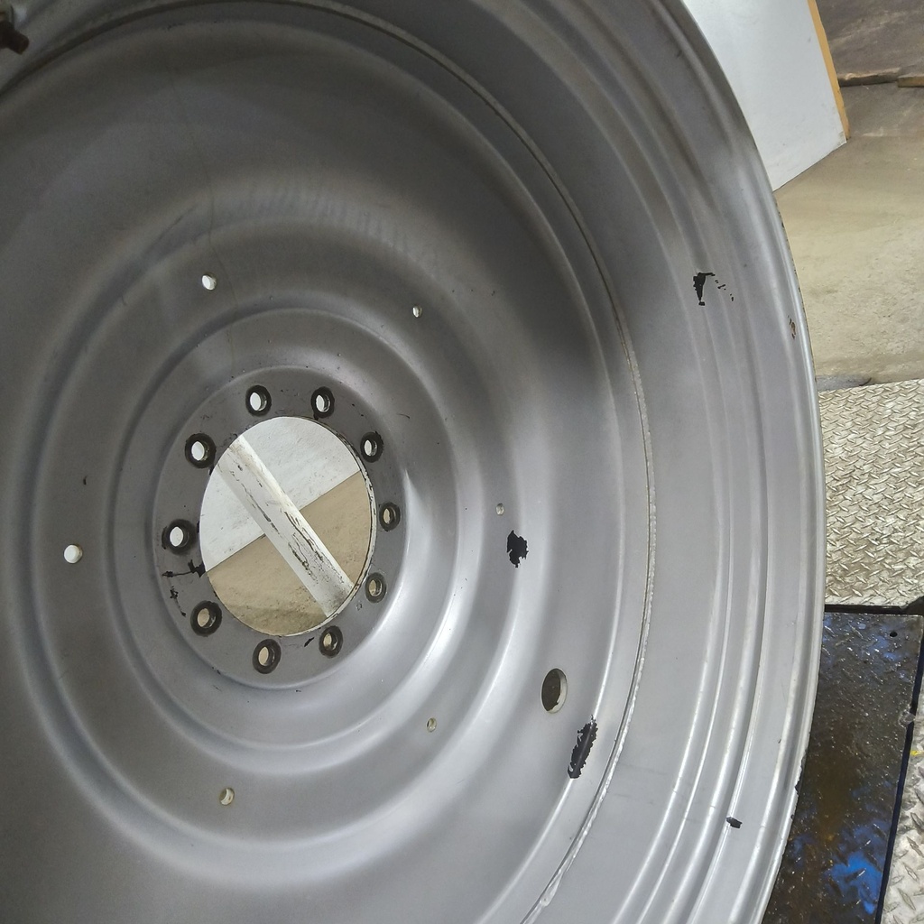 15"W x 50"D, Case IH Silver Mist 10-Hole Formed Plate , -9.25" Offset