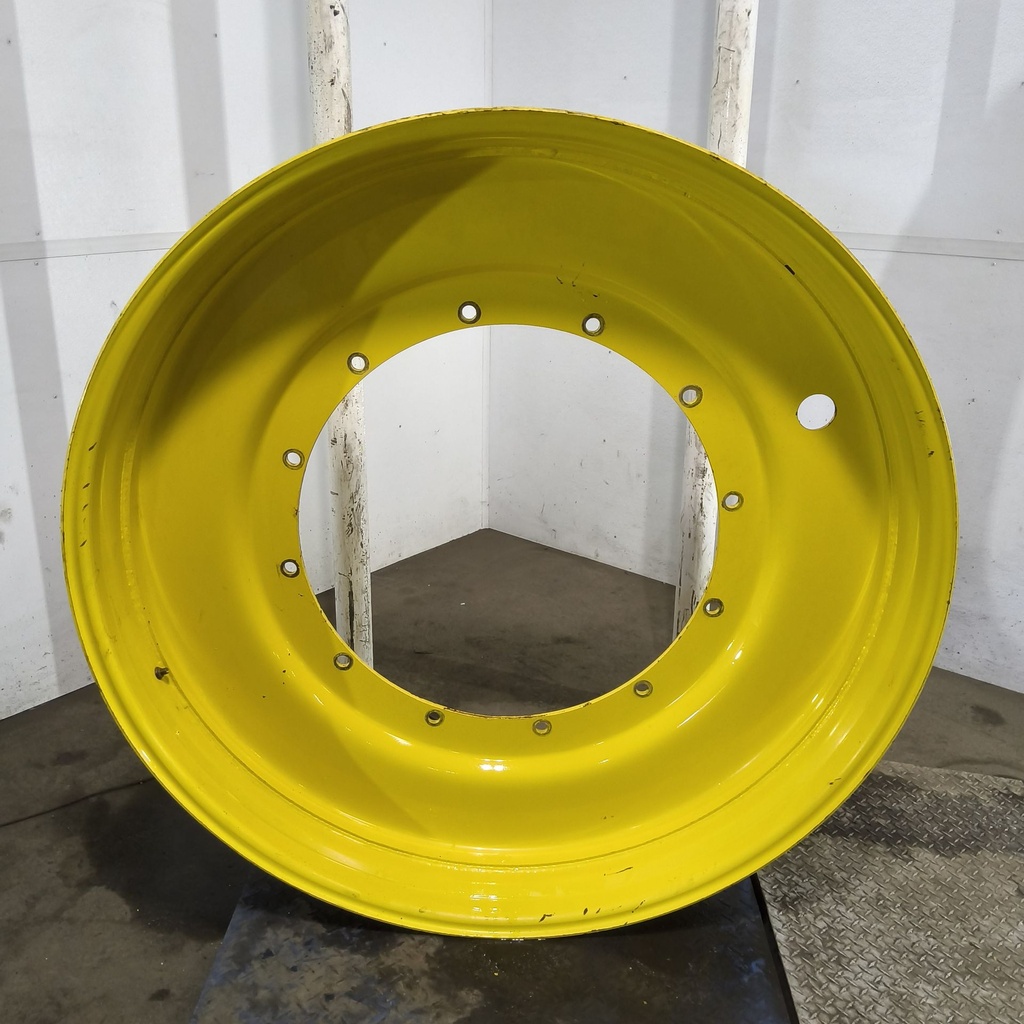 10"W x 54"D, John Deere Yellow 12-Hole Stub Disc , -3.25" Offset