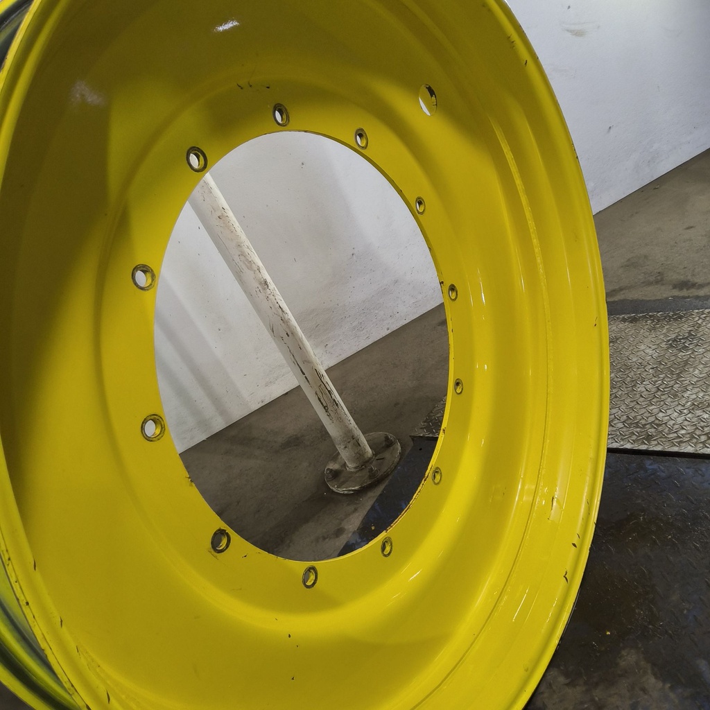 10"W x 54"D, John Deere Yellow 12-Hole Stub Disc , -3.25" Offset